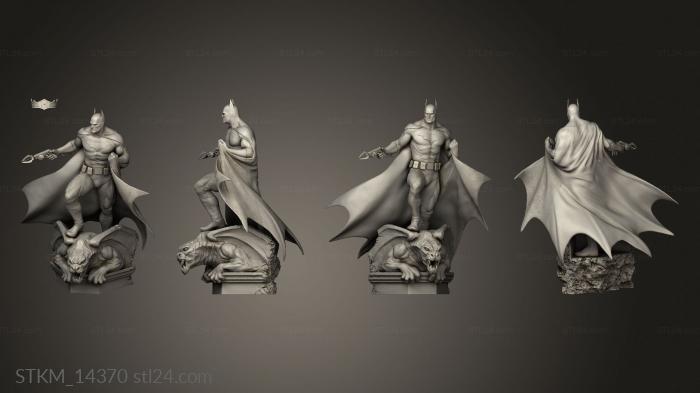 Статуэтки герои, монстры и демоны (Бэтмен из Вашингтона Диего Ботто Дереча, STKM_14370) 3D модель для ЧПУ станка