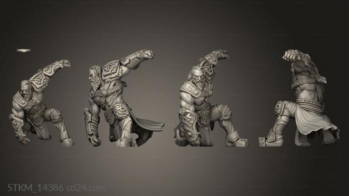 Figurines heroes, monsters and demons (Kargath Goliath, STKM_14386) 3D models for cnc
