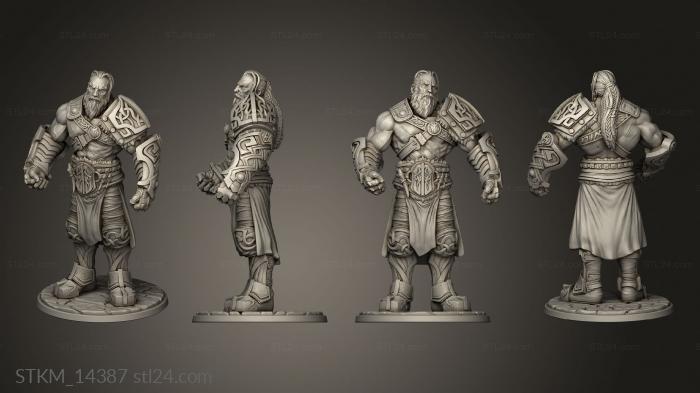 Figurines heroes, monsters and demons (Kargath Goliath, STKM_14387) 3D models for cnc