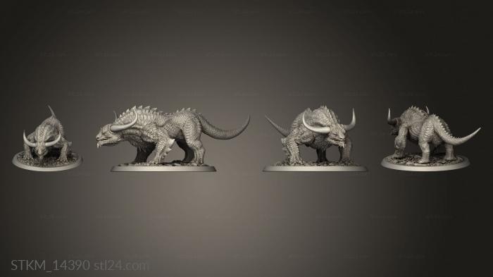 Figurines heroes, monsters and demons (kari Wild And Unmounted Araki, STKM_14390) 3D models for cnc
