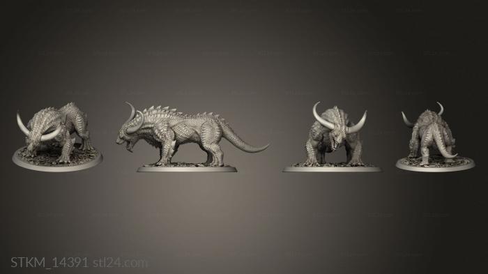 Figurines heroes, monsters and demons (kari Wild And Unmounted Araki, STKM_14391) 3D models for cnc