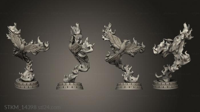 Figurines heroes, monsters and demons (Katniss Everdeen Bird, STKM_14398) 3D models for cnc