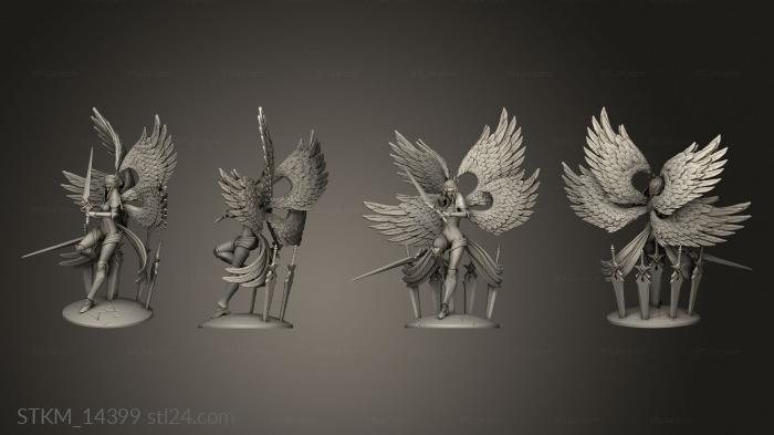 Статуэтки герои, монстры и демоны (Кейл, STKM_14399) 3D модель для ЧПУ станка