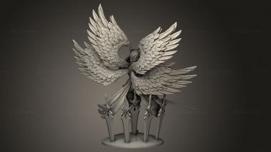 Figurines heroes, monsters and demons (Kayle, STKM_14399) 3D models for cnc