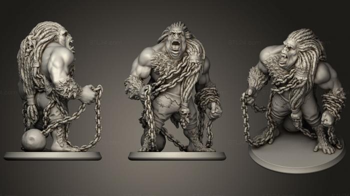 Figurines heroes, monsters and demons (Garung will be forever, STKM_1440) 3D models for cnc