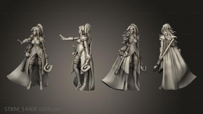Figurines heroes, monsters and demons (Kingdom Talarius Lilly Arch White Mage mascot, STKM_14408) 3D models for cnc