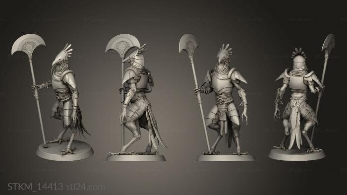Figurines heroes, monsters and demons (Kenku Soldiers Lord The Soldier Palmaxe Idle, STKM_14413) 3D models for cnc