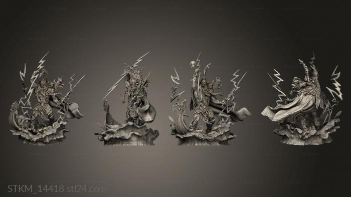 Figurines heroes, monsters and demons (Keravnos Storm Giant King Effects boat, STKM_14418) 3D models for cnc