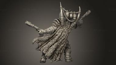 Figurines heroes, monsters and demons (Khan, STKM_14421) 3D models for cnc