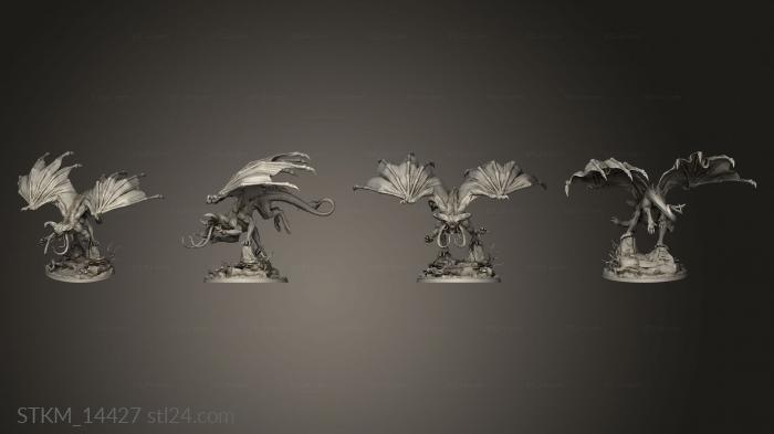 Figurines heroes, monsters and demons (Murk Stalker, STKM_14427) 3D models for cnc