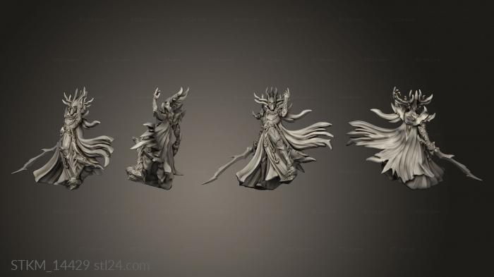 Статуэтки герои, монстры и демоны (Король Келит, STKM_14429) 3D модель для ЧПУ станка