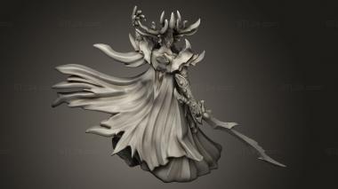 Figurines heroes, monsters and demons (King Kaelith, STKM_14429) 3D models for cnc