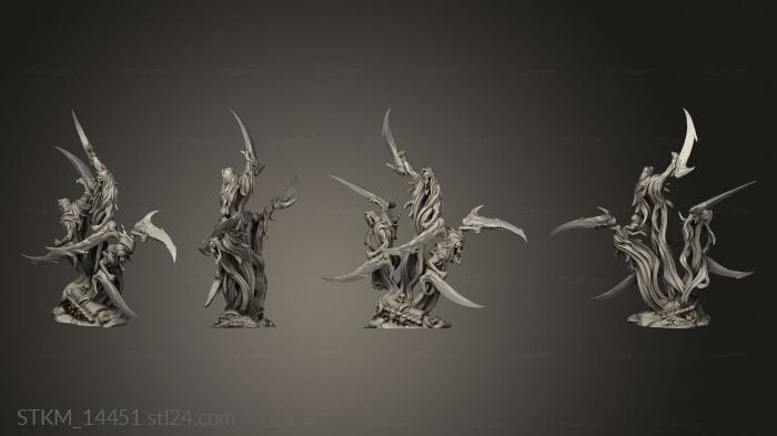 Figurines heroes, monsters and demons (Kosher Vs Damned Spirits, STKM_14451) 3D models for cnc
