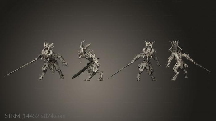 Figurines heroes, monsters and demons (harold mark blood Eman Herald, STKM_14452) 3D models for cnc