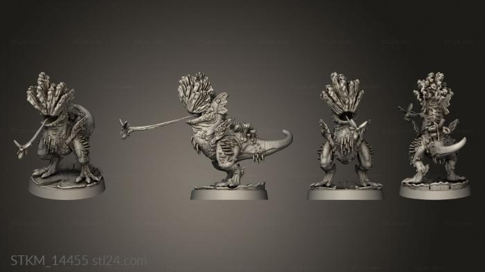 Figurines heroes, monsters and demons (Mushroom Bayou Glow Hoppers Fungus Hopper, STKM_14455) 3D models for cnc