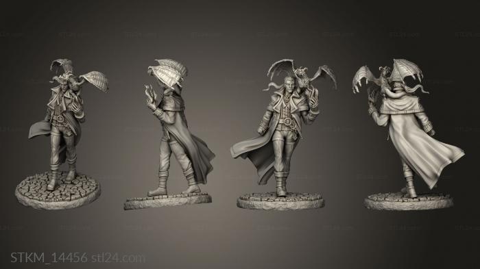 Figurines heroes, monsters and demons (Kostya Alexandrov Warlock Lilith, STKM_14456) 3D models for cnc