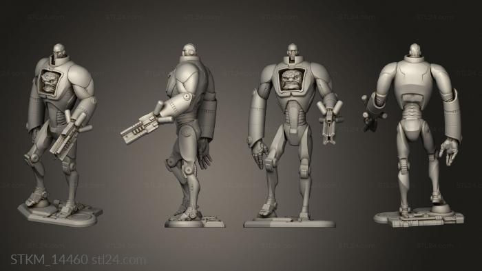 Figurines heroes, monsters and demons (KRANG, STKM_14460) 3D models for cnc