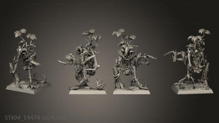 Figurines heroes, monsters and demons (KS Units Unidades Arboreos Tree Spectre, STKM_14474) 3D models for cnc