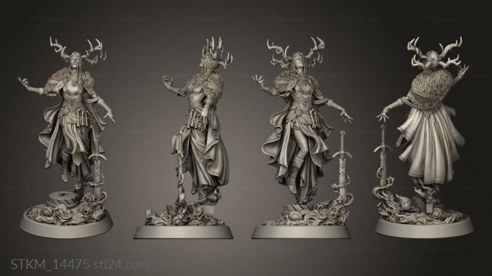 Figurines heroes, monsters and demons (Fantasy Journey to Nidavellir Hel, STKM_14475) 3D models for cnc