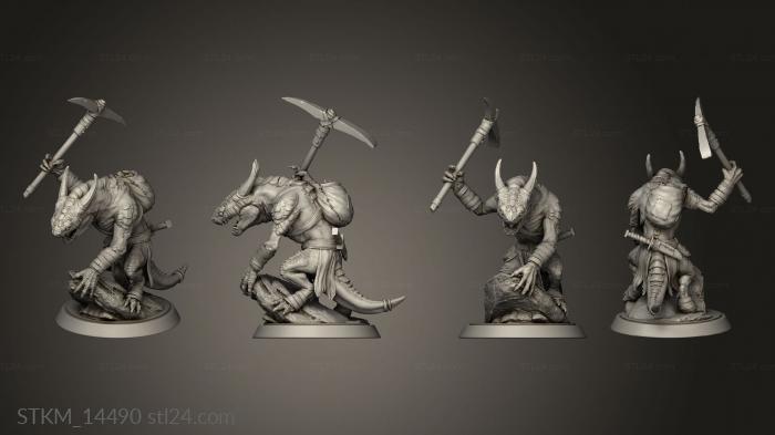 Figurines heroes, monsters and demons (Lord the Kobold Pick Wield, STKM_14490) 3D models for cnc