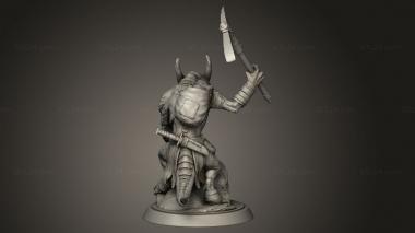 Figurines heroes, monsters and demons (Lord the Kobold Pick Wield, STKM_14490) 3D models for cnc