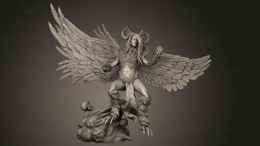 Figurines heroes, monsters and demons (Lanfear The Harpy Queen, STKM_14498) 3D models for cnc