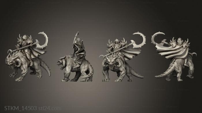 Статуэтки герои, монстры и демоны (Владычество нежити Бальдур-Вечное оружие, STKM_14503) 3D модель для ЧПУ станка