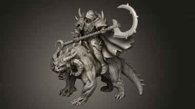 Figurines heroes, monsters and demons (Undead Dominion Baldur the Eternal weapon, STKM_14503) 3D models for cnc