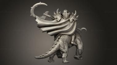 Figurines heroes, monsters and demons (Undead Dominion Baldur the Eternal weapon, STKM_14503) 3D models for cnc