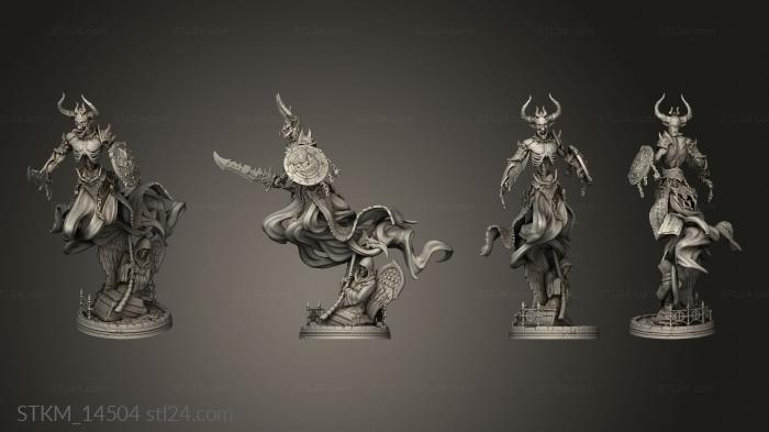 Figurines heroes, monsters and demons (Demon Wraiths Demon Wraith, STKM_14504) 3D models for cnc