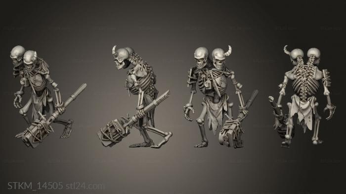 Статуэтки герои, монстры и демоны (Беллог Владычества Нежити, STKM_14505) 3D модель для ЧПУ станка