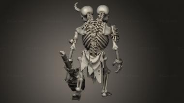 Figurines heroes, monsters and demons (Undead Dominion Bellog, STKM_14505) 3D models for cnc