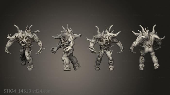 Figurines heroes, monsters and demons (Mystic Pigeon Gaming beast, STKM_14513) 3D models for cnc