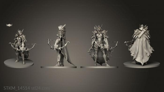 Статуэтки герои, монстры и демоны (Потрясающе, STKM_14514) 3D модель для ЧПУ станка