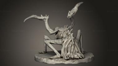 Figurines heroes, monsters and demons (Necro Servitor, STKM_14516) 3D models for cnc