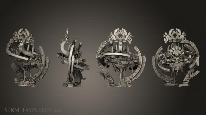 Статуэтки герои, монстры и демоны (Лорд Кроак, STKM_14525) 3D модель для ЧПУ станка