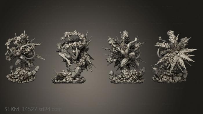 Figurines heroes, monsters and demons (Nightcaller nc, STKM_14527) 3D models for cnc