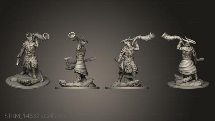 Figurines heroes, monsters and demons (rse Mythology Heimdall, STKM_14537) 3D models for cnc