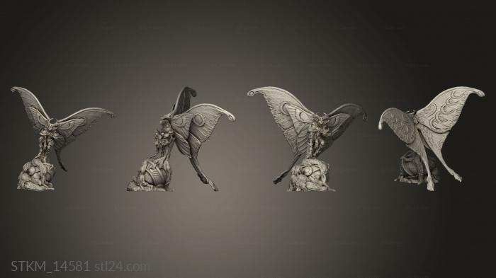 Статуэтки герои, монстры и демоны (Люминаэ, STKM_14581) 3D модель для ЧПУ станка
