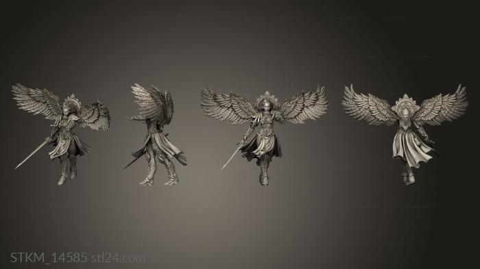 Статуэтки герои, монстры и демоны (Внутреннее Крыло Живого Святого, STKM_14585) 3D модель для ЧПУ станка
