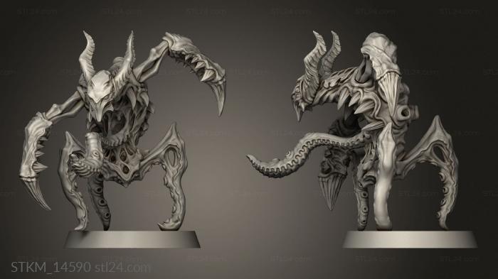 Figurines heroes, monsters and demons (Lloigor Tabletop LLG TT, STKM_14590) 3D models for cnc