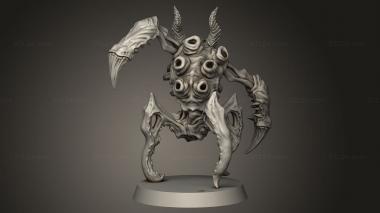 Figurines heroes, monsters and demons (Lloigor Tabletop LLG TT, STKM_14590) 3D models for cnc