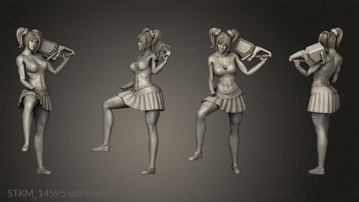 Figurines heroes, monsters and demons (Lollipop Chainsaw NSFW SPORT chest, STKM_14595) 3D models for cnc