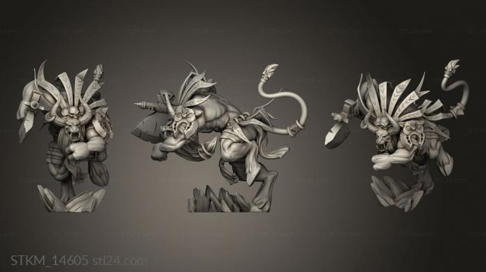 Статуэтки герои, монстры и демоны (Стальной Рубящий Топор Лута, STKM_14605) 3D модель для ЧПУ станка