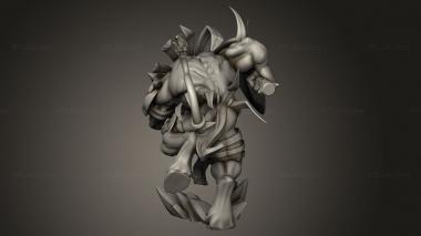 Figurines heroes, monsters and demons (Lootah Steel Cut Axe, STKM_14605) 3D models for cnc