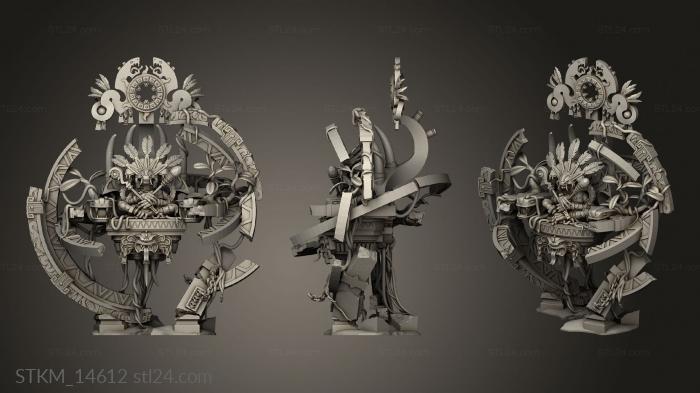 Figurines heroes, monsters and demons (Lord Kroak Sliced, STKM_14612) 3D models for cnc
