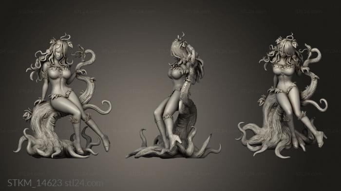 Figurines heroes, monsters and demons (Poison Brazo, STKM_14623) 3D models for cnc