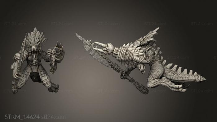 Figurines heroes, monsters and demons (Ezocam Tl Knights Unit, STKM_14624) 3D models for cnc