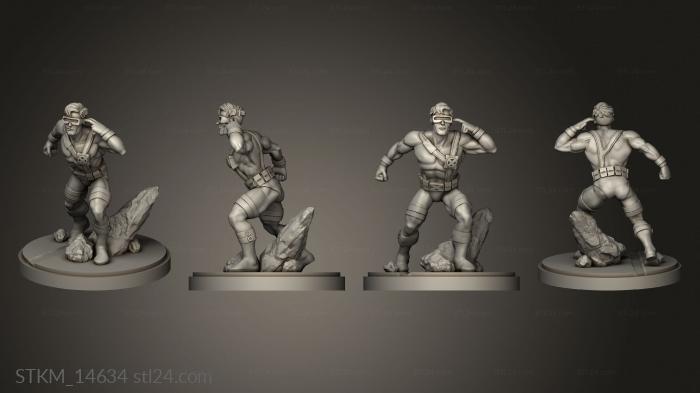 Figurines heroes, monsters and demons (STKM_14634) 3D models for cnc