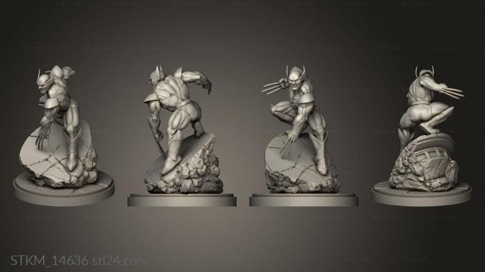 Figurines heroes, monsters and demons (STKM_14636) 3D models for cnc